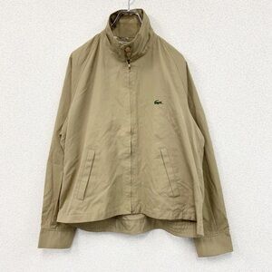 Vintage Lacoste 1980s Men's Beige Lightweight Jacket